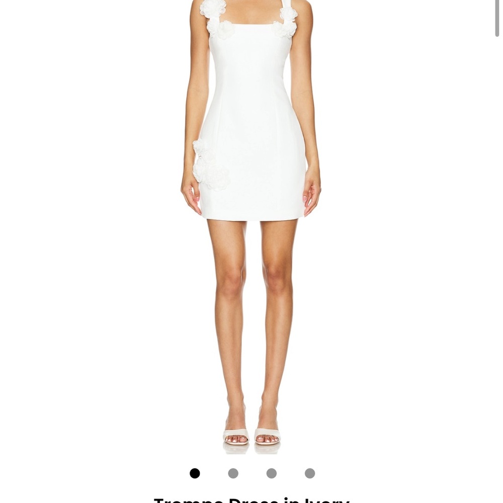 Elliatt Ivory Floral Mini Dress